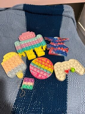 Assorted Pop-Its, used, no holes